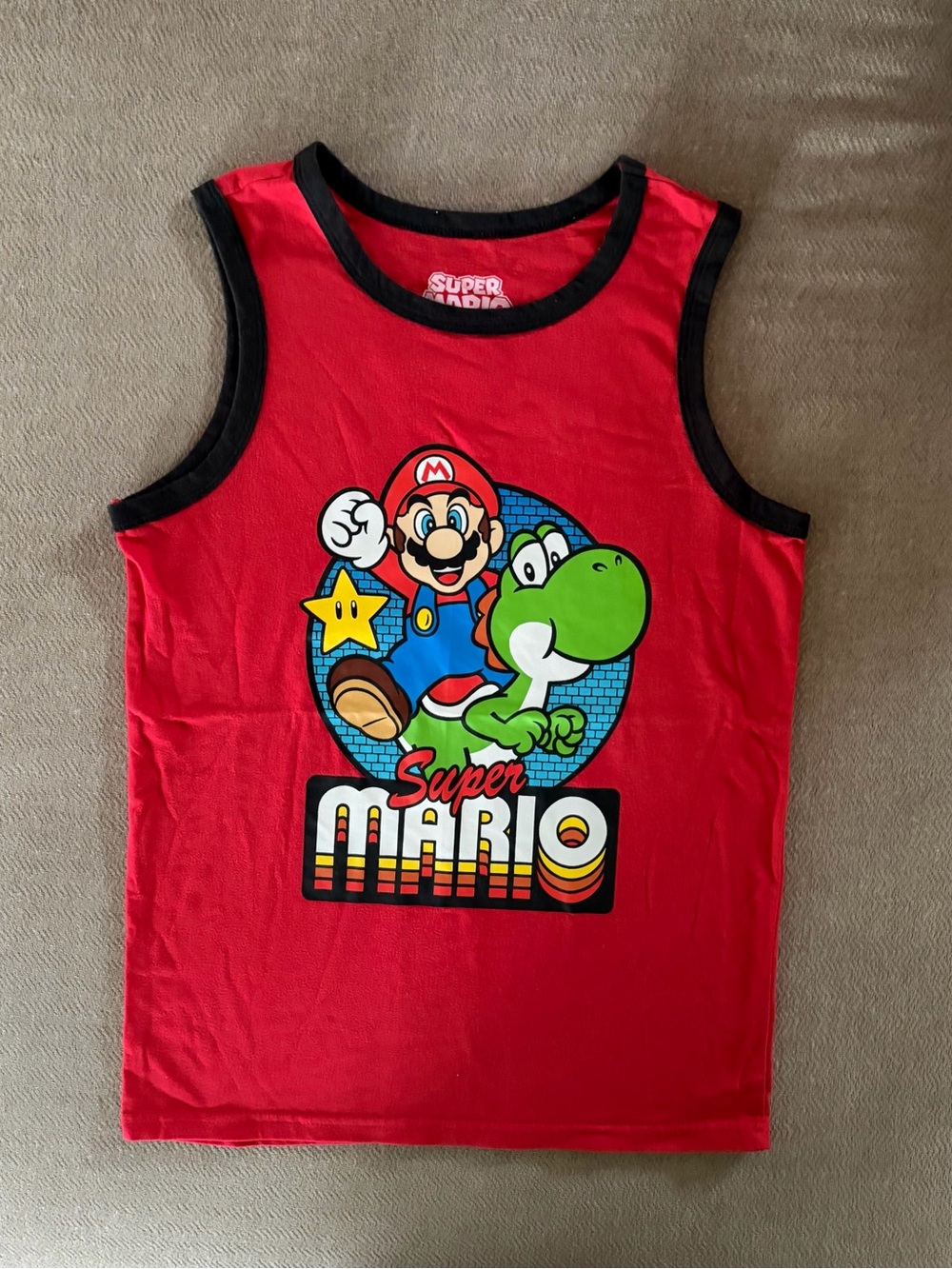 NINTENDO SUPER MARIO BROS BOYS TANK TOP